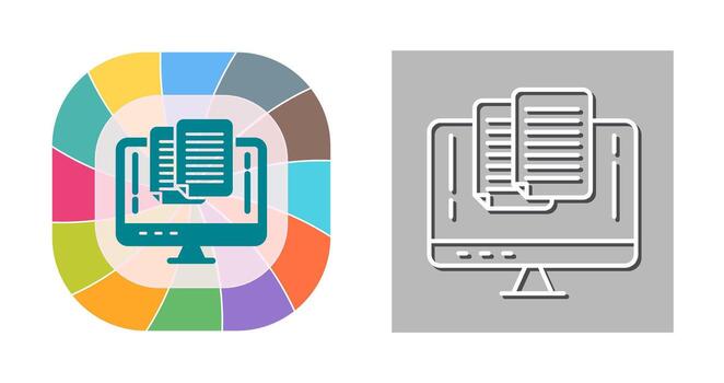 pegar icono vectorial vector