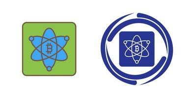 Bitcoin Science Vector Icon