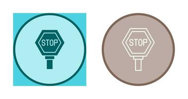 Stop Sign Vector Icon