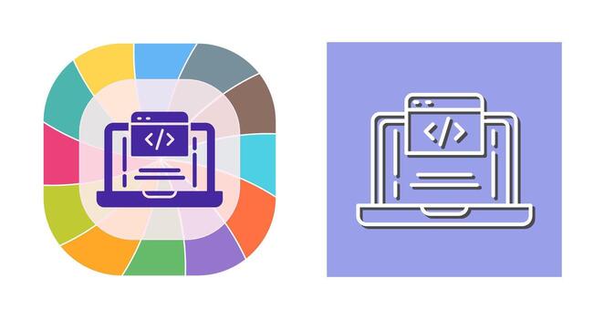Coding Vector Icon