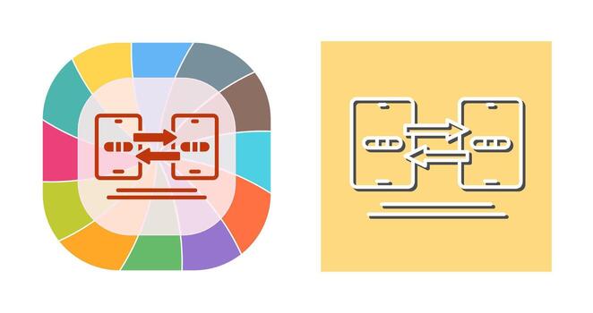 Data Synchronization Vector Icon