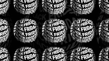 schwarz Freitag Einkaufen, schwarz Freitag Verkauf Rabatt Banner Animation, Der Umsatz Einkaufen Sozial Medien Hintergrund video