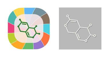 icono de vector de molécula