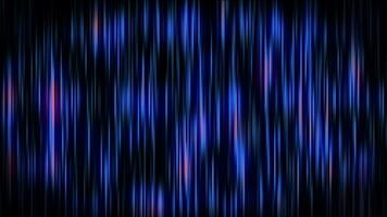 Abstract vertical light stripes transform and move. Neon lines, digital background, seamless loop video