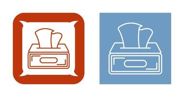 Tissue Box Vector Icon