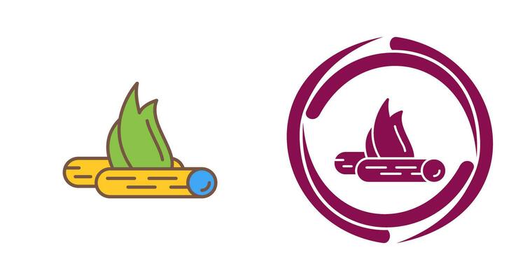 Bon Fire Vector Icon