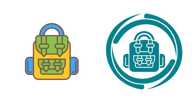 Backpack Vector Icon