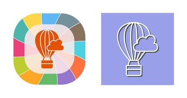 Hot Air Baloon Vector Icon