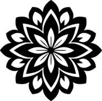 Mandala, Minimalist and Simple Silhouette - Vector illustration