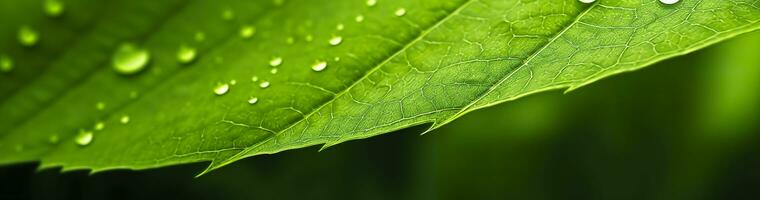 verde hoja naturaleza antecedentes. ai generado foto