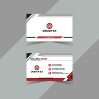 Vector Premium simple and clean modern and unique business card template