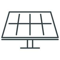 Solar battery vector isolated icon, alternative energy source and environmental conservation concept.