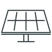 Solar battery vector isolated icon, alternative energy source and environmental conservation concept.