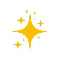 Yellow Stars Icon Element Isolated Vector Illustration