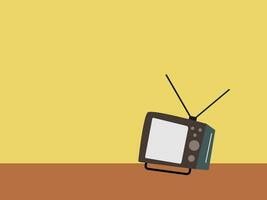 flat design TV day vector illustration