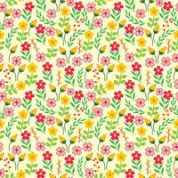 Beautiful Vector Floral Seamless Pattern Background