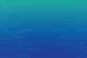 illustration vector graphic background green and blue tech abstract