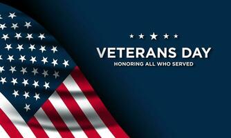 Veterans Day Background Design. vector