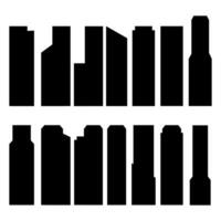 urban silhouette icon in a cool and trendy vector