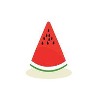 Cartoon fresh green open watermelon half, slices and triangles. Red watermelon piece with bite. Sliced cocktail water melon fruit vector set. Illustration of watermelon freshness nature