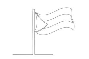 A Palestinian national flag vector