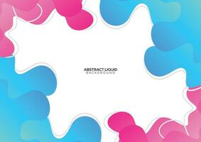 abstract fluid shapes background vector