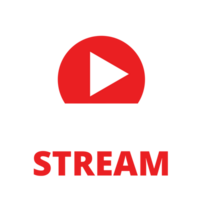 Live Streaming Logo Design on a Transparent Background png