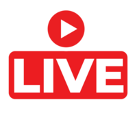 Live Streaming Logo Design on a Transparent Background png