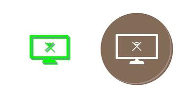 Unique Disconnected Network Vector Icon
