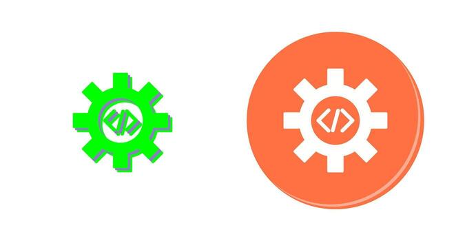 Unique Code Optimization Vector Icon