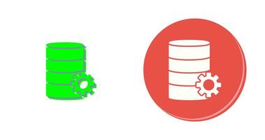 Unique Database Management Vector Icon