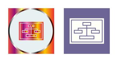 Unique Seo Structure Vector Icon