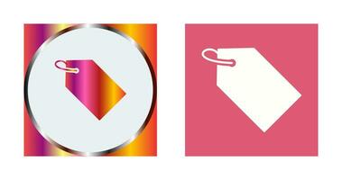 Unique Tag Vector Icon