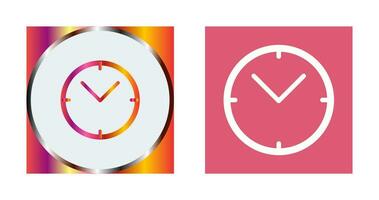 Unique Clock Vector Icon