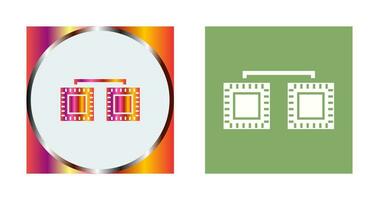 Unique Processors Connected Vector Icon