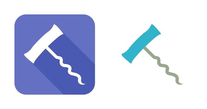 Unique Corkscrew Vector Icon