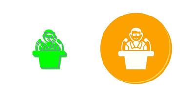 Unique Lecture Vector Icon