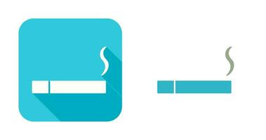 Unique Lit Cigarette Vector Icon