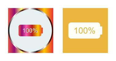 Unique Full Battery Vector Icon