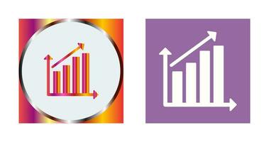 Rising Statistics Vector Icon