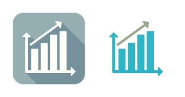 Rising Statistics Vector Icon