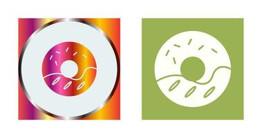 Cream Doughnut Vector Icon