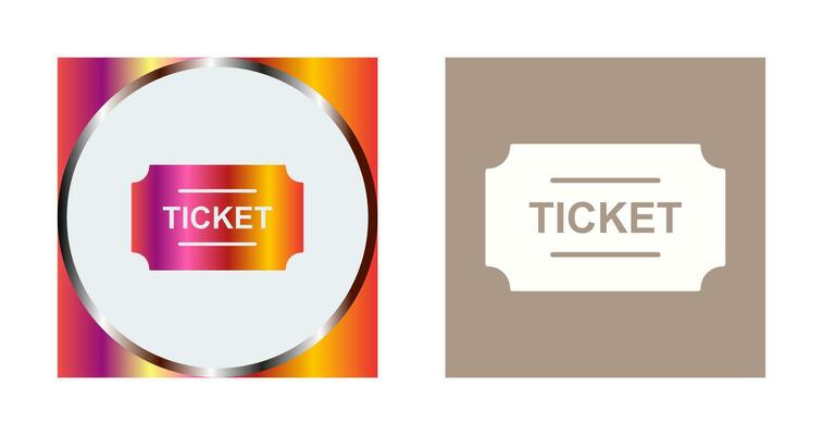 Tickets Vector Icon