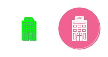 icono de vector de hotel