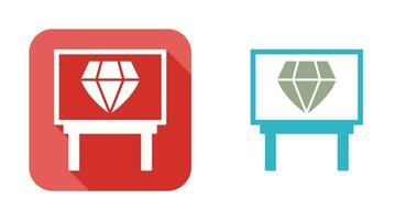 Diamond Exhibit Vector Icon