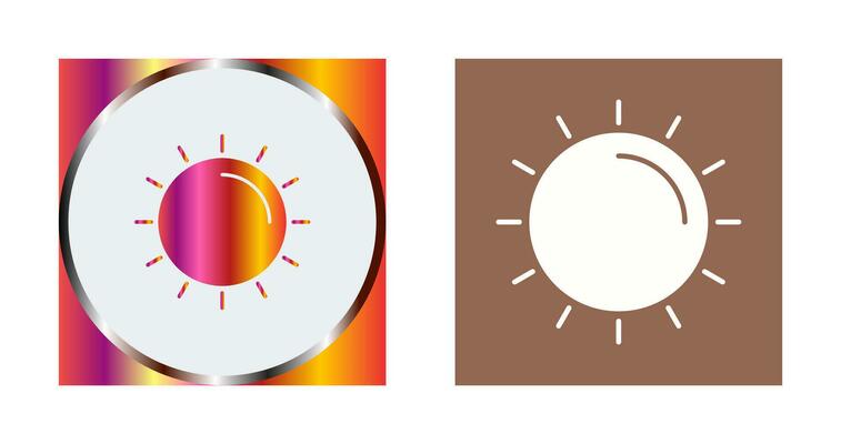 Sun Vector Icon