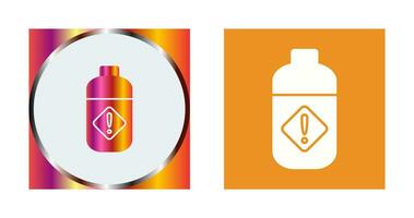 Pesticide Bottle Vector Icon