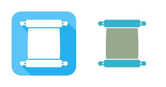 Scroll of Paper Vector Icon