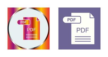 icono de vector de pdf