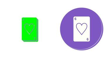 Hearts Card Vector Icon
